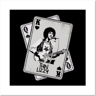 Retro Thin Lizzy Card Style Posters and Art